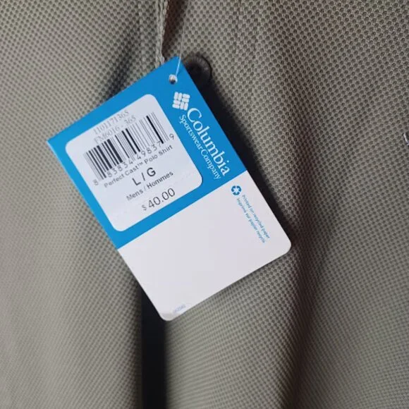 Men's Columbia Omni-Shade Perfect Cast Polo Fishing Shirt NWT - Picture 4 of 7